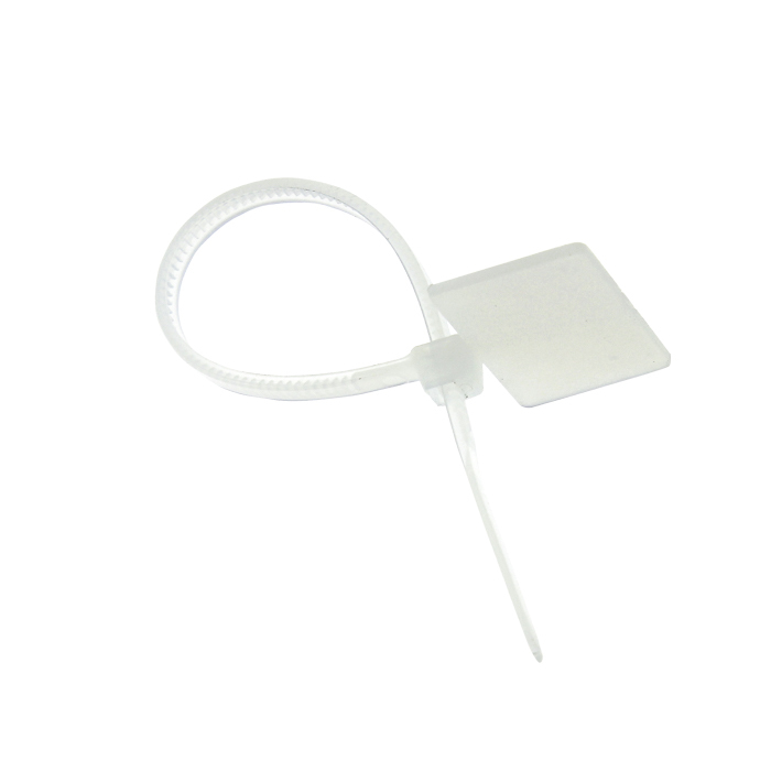 original-1634.jpg Стяжка кабельная EKF PROxima 110х2,5 мм с площадкой под маркер нейлоновая белая (100 шт.) (plc-c-p-2.5x110) — изображение 1