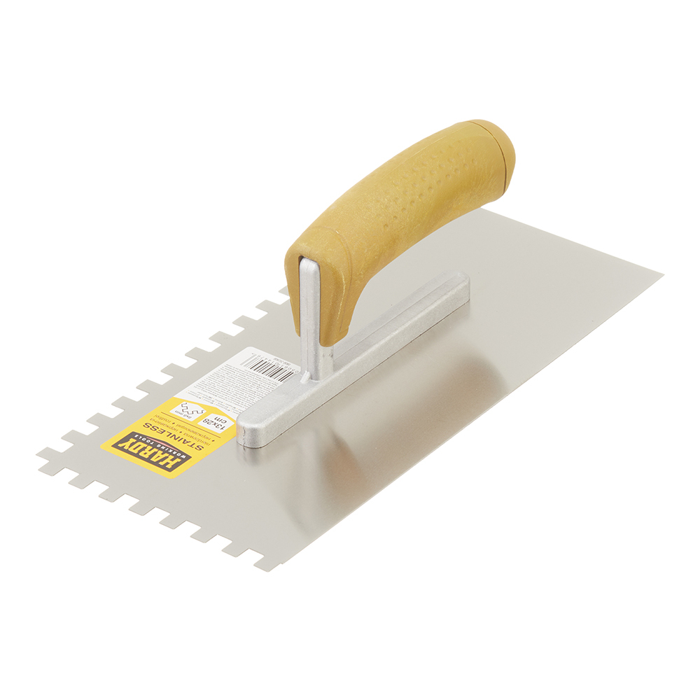 original-16475.jpg Гладилка зубчатая Hardy 20 (0800-202808) 280х120 мм зуб 8х8 мм с эргономичной ручкой — изображение 1