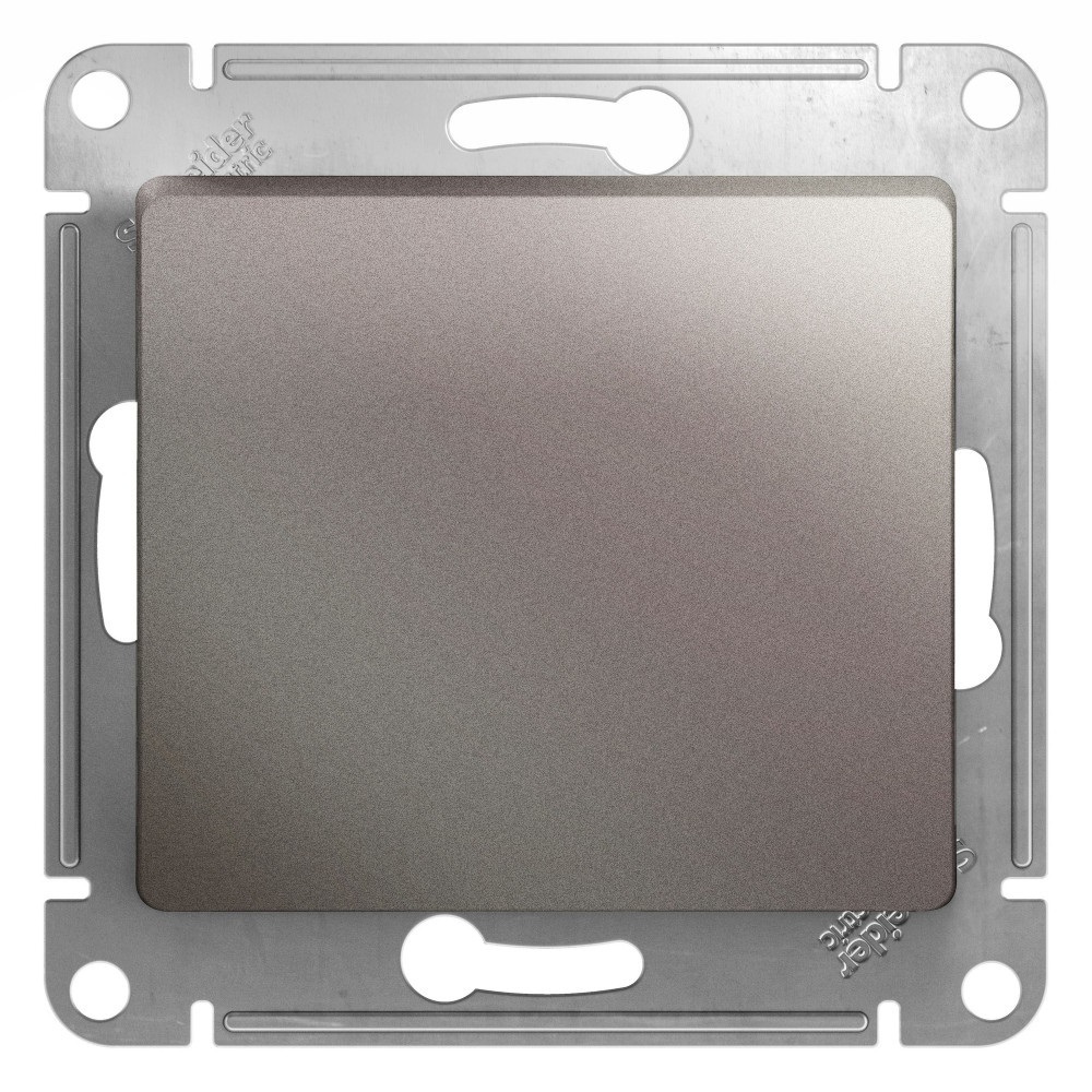 original-16554.jpg Выключатель Systeme Electric Glossa одноклавишный встраиваемый платина (GSL001211) — изображение 1