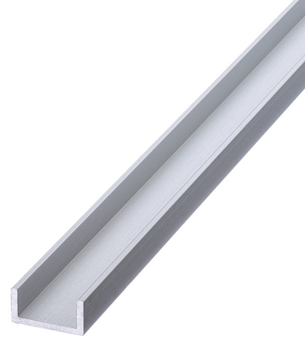 original-16582.jpg Профиль алюминиевый U-образный 10х20х10х2х1000 мм анодированный — изображение 1