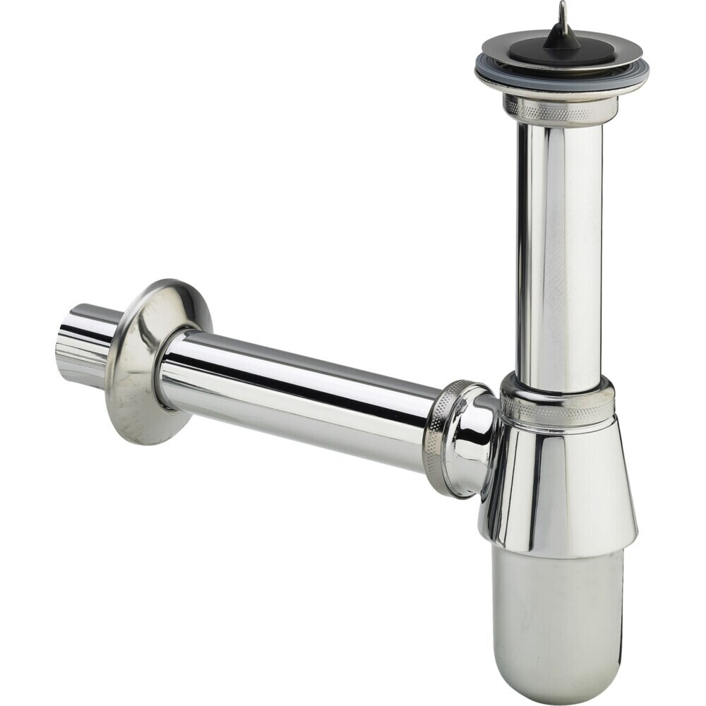 original-16660.jpg Сифон для раковины Viega 1 1/4х32 мм с выпуском d60 мм хром (456580) — изображение 1