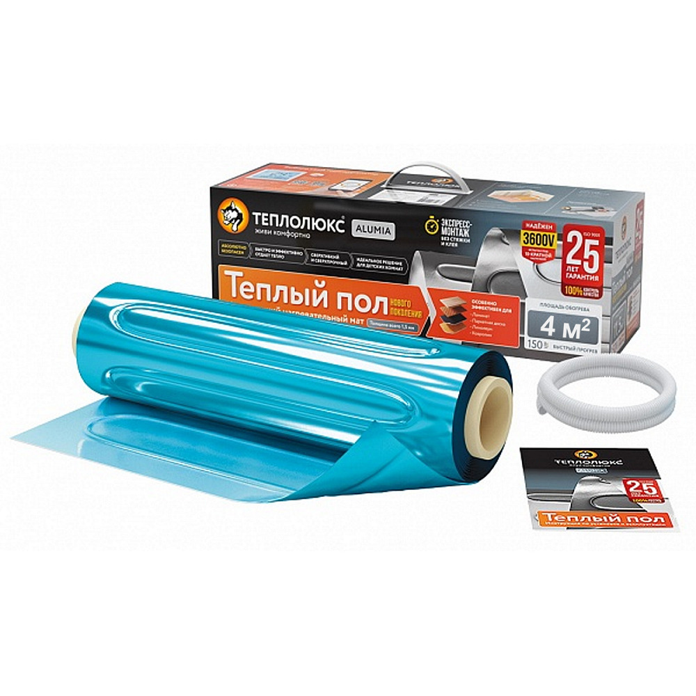 original-16714.jpg Теплый пол нагревательный мат Теплолюкс Alumia 4 кв.м 150 (600) Вт — изображение 1
