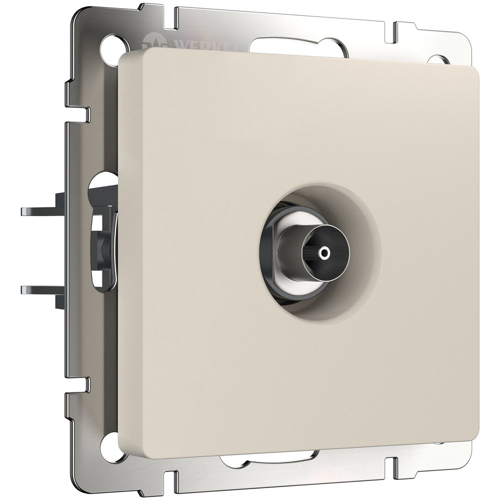 original-16794.jpg Розетка телевизионная Werkel встраиваемая айвори матовая (a062431) — изображение 1