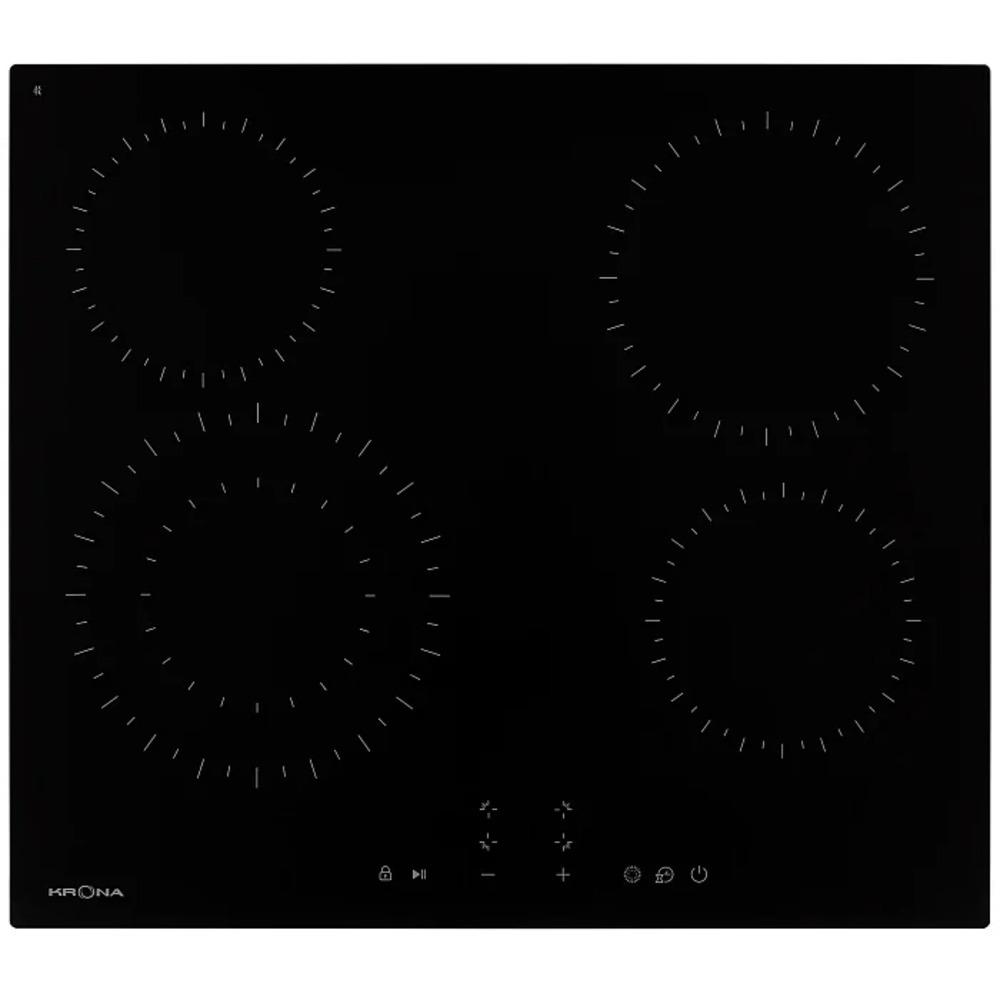 original-16971.jpg Варочная панель электрическая Krona Zauber 60 1DZTK 4 конфорки черная — изображение 1