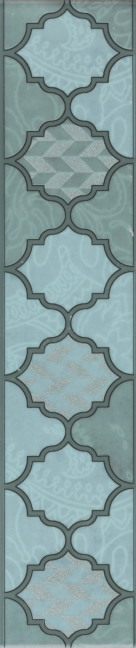 original-17025.jpg Плитка бордюр Kerama Marazzi Фоскари бирюзовая 250x54x8 мм — изображение 1