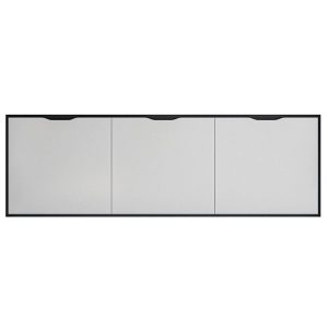 Экран для ванны фронтальный 1Marka Grunge Loft МДФ 150х55 см белый откидной (GL150IceWhite)