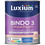 Краска интерьерная Dulux/Luxium Bindo 3 база BW белая 1 л