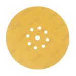 Диск шлифовальный КМ Gold d225 мм P240 на липучку бумажная основа (5 шт.)