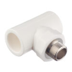 Тройник полипропиленовый Valtec переходный 25 мм х 1/2 НР(ш) х 25 мм (VTp.733.0.02504)
