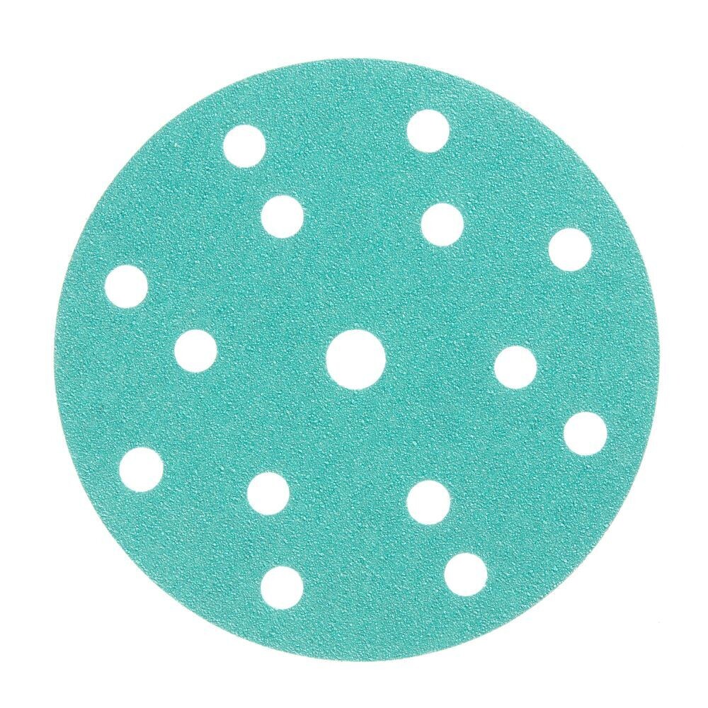 original-17250.jpg Диск шлифовальный КМ Green Film d150 мм P80 на липучку пленочная основа (5 шт.) — изображение 1