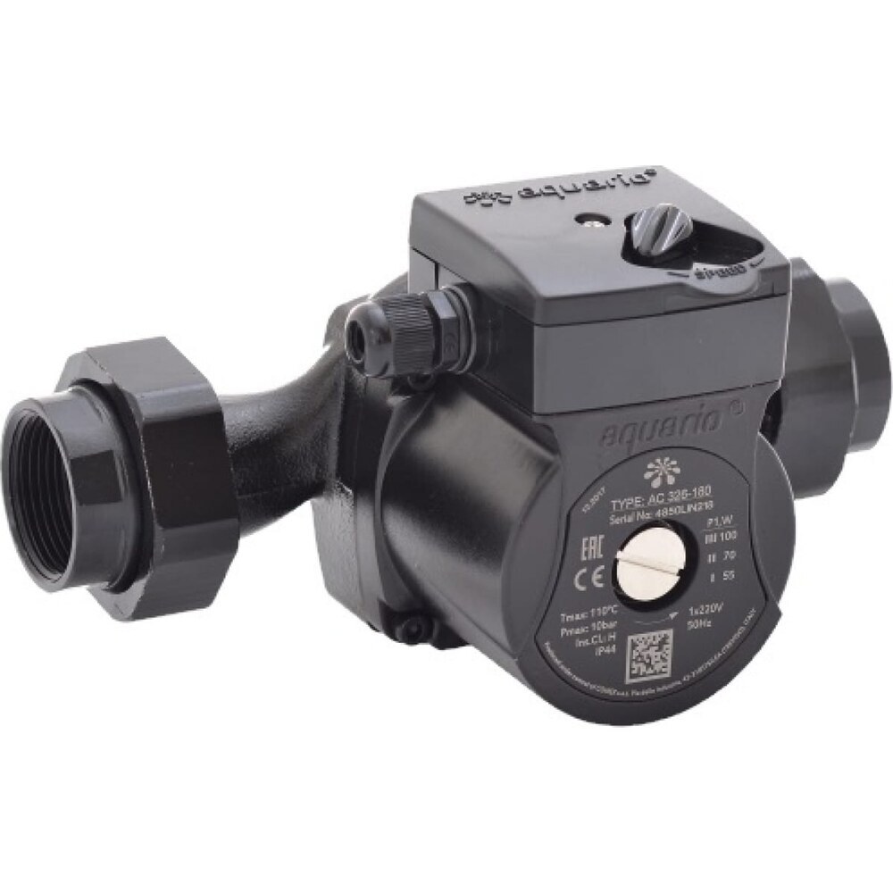 original-17267.jpg Циркуляционный насос для систем отопления Aquario AC 326-180 DN32 подъем 6 м 180 мм с гайками (5326) — изображение 1