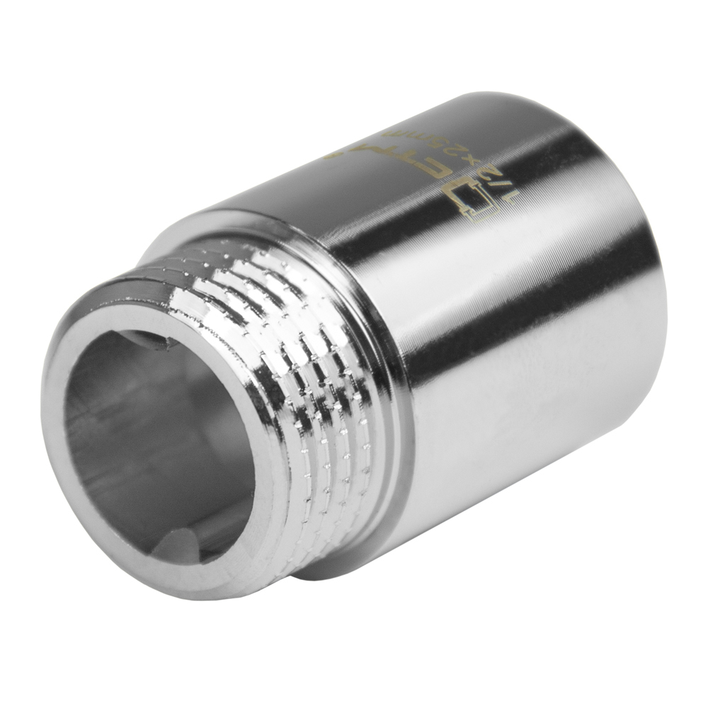 original-1731.jpg Удлинитель CTM 25 мм х 1/2 ВР(г) х 1/2 НР(ш) латунный (CREMF025) — изображение 1