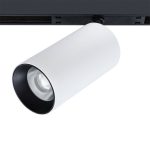 Светодиодный трековый светильник магнитный Arte Lamp Optima 3000К 16 Вт 2 кв.м черный/белый (A7282PL-1WH)