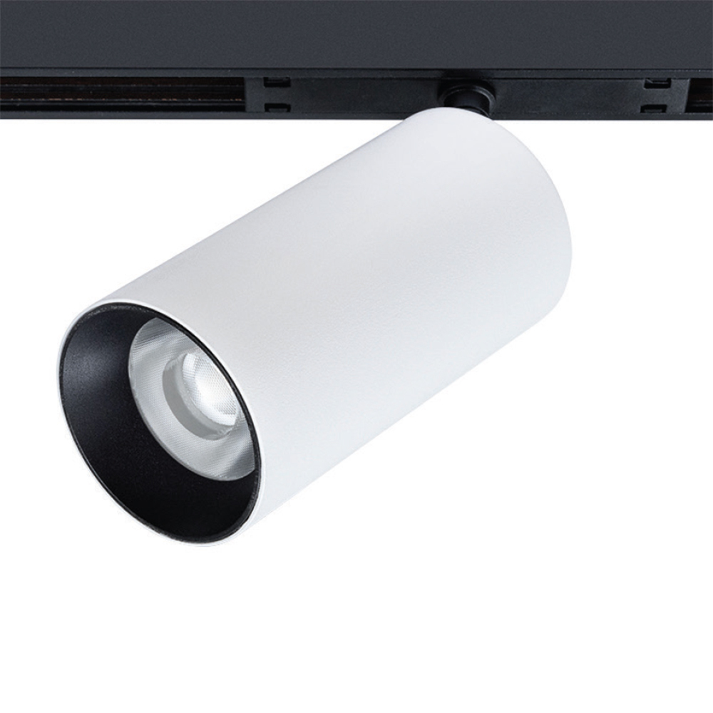 original-17434.jpg Светодиодный трековый светильник магнитный Arte Lamp Optima 3000К 16 Вт 2 кв.м черный/белый (A7282PL-1WH) — изображение 1