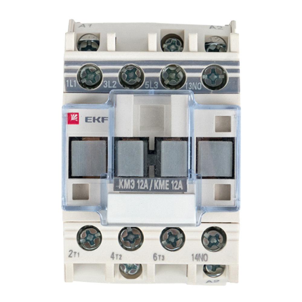 original-17511.jpg Контактор модульный EKF PROxima КМЭ (ctr-s-12-220) 230-240 В 12 А тип AC 1НО малогабаритный — изображение 1