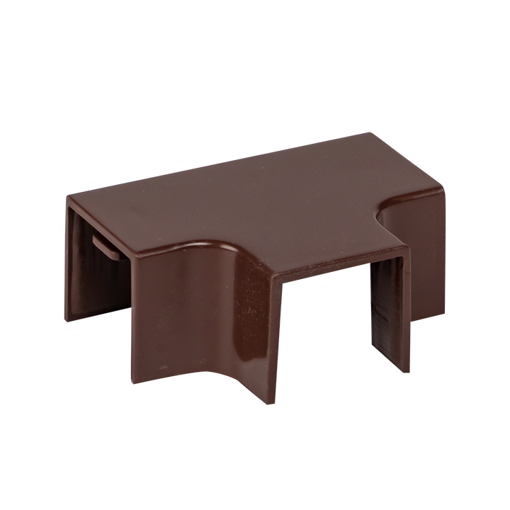 original-17714.jpg Тройник для кабель-канала EKF 16х16 мм темное дерево (4 шт.) (tchd-16-16x4) — изображение 1