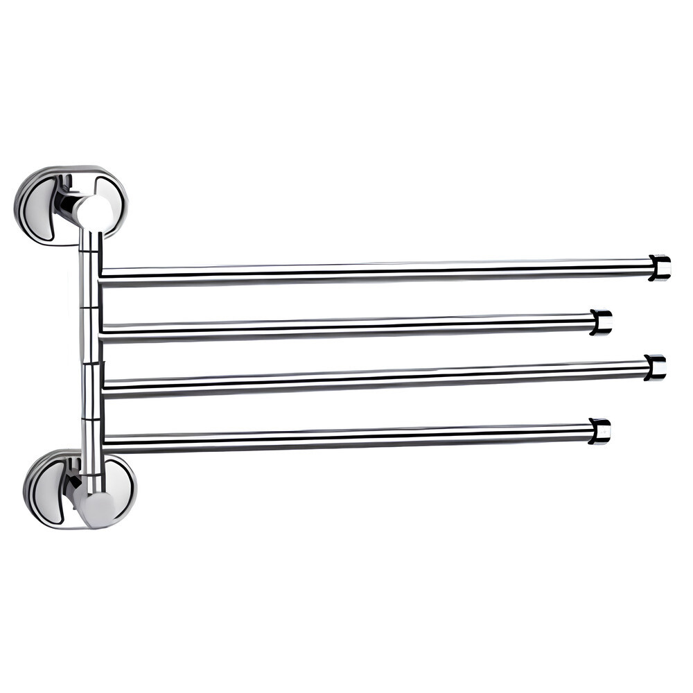 original-1774.jpg Полотенцедержатель РМС А10 222 мм четверной поворотный на шуруп нержавеющая сталь хром (A1026) — изображение 1