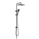 Душевой комплект Voda VST с верхним душем с лейкой черный (VST1000-10Black)