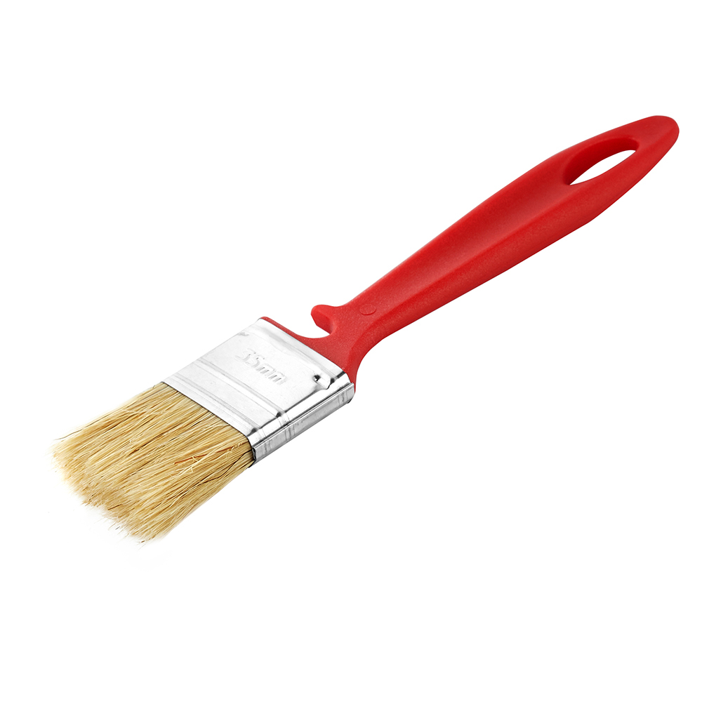 original-17794.jpg Кисть плоская натуральная щетина пластиковая ручка Wenzo Pro 35х10 мм для эмалей и лаков на алкидной основе — изображение 1