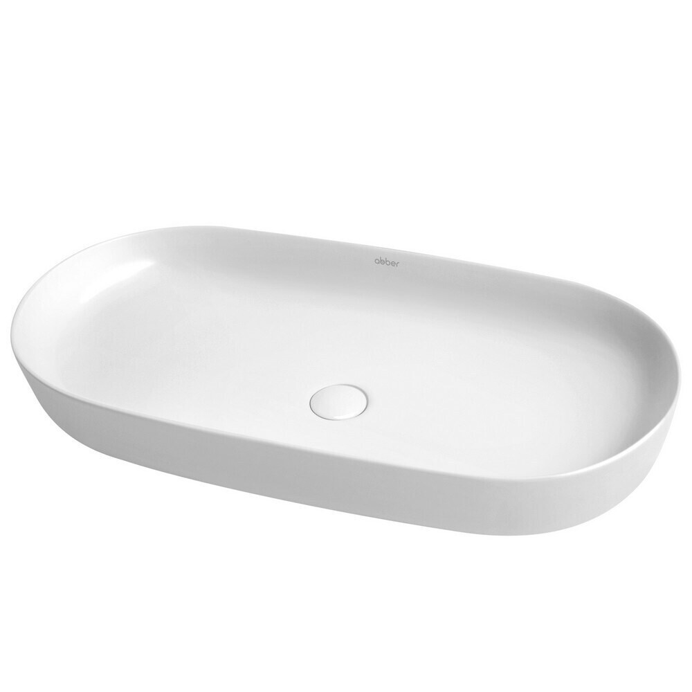 original-17810.jpg Раковина Abber Bequem 80 см накладная белая (AC2110) — изображение 1