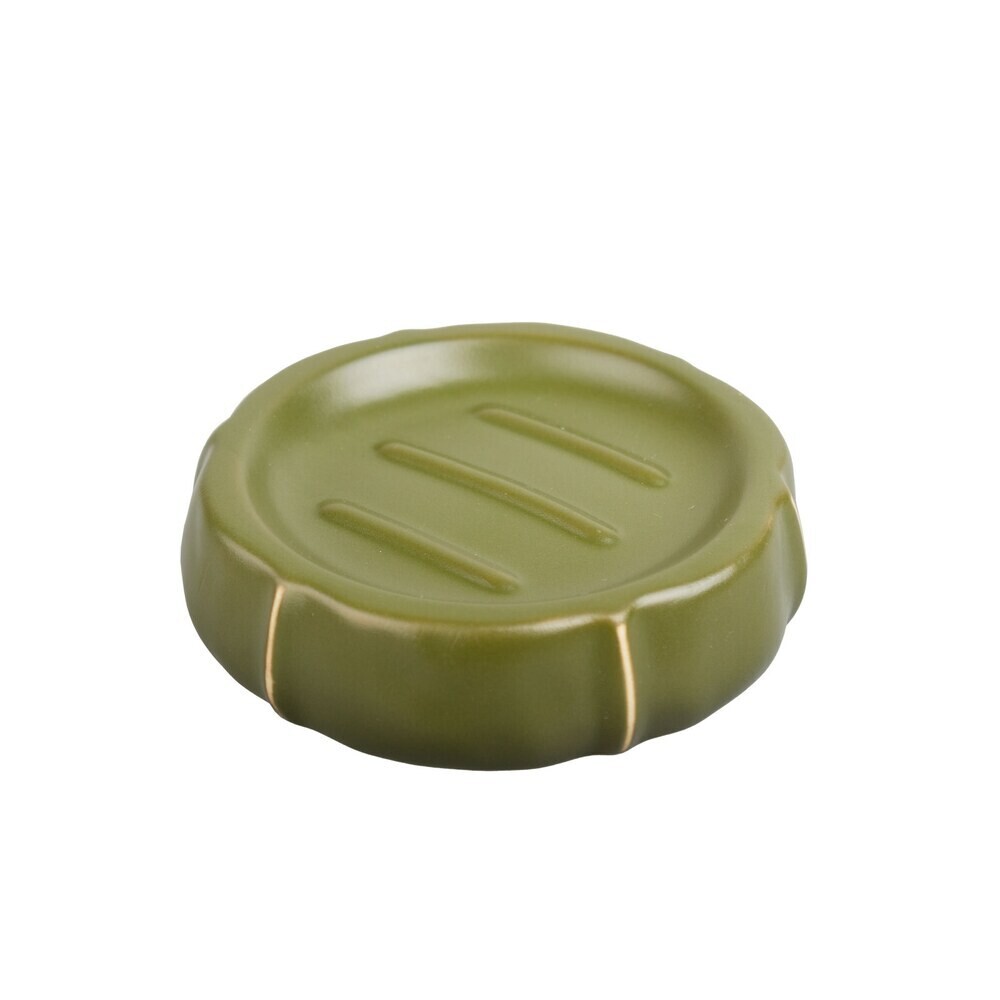 original-17825.jpg Мыльница для ванной Zenfort Агава настольная керамика зеленая (106423) — изображение 1