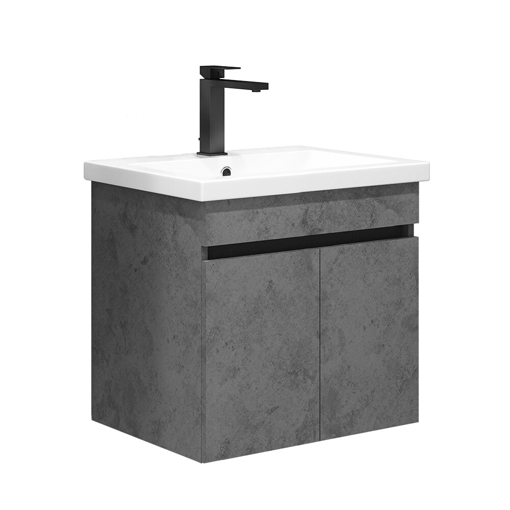 original-17844.jpg Тумба под раковину Comforty Варадеро 60 см подвесная бетон светлый (00-00021235CF) — изображение 1