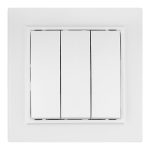 Выключатель EKF Минск трехклавишный встраиваемый белый (ERV10-024-10)