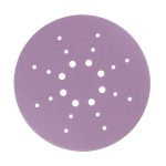 Диск шлифовальный КМ Purple d225 мм P120 на липучку бумажная основа (5 шт.)