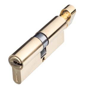 Цилиндр Palladium C BK PB 80 40х40 мм ключ/вертушка латунь