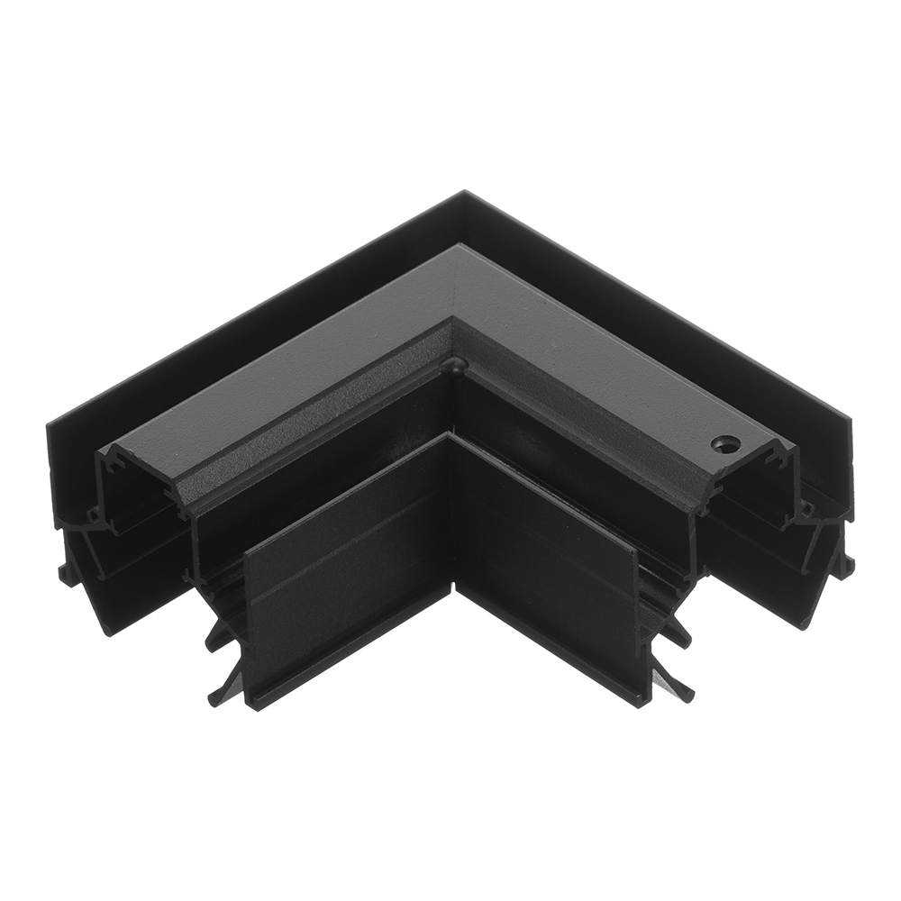 original-18065.jpg Коннектор для магнитного шинопровода L-образный Эра Nova черный (Б0054793) — изображение 1