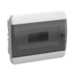 Щит распределительный встраиваемый IEK Tekfor ЩРВ-П-12 пластиковый IP41 240х290х102 мм 12 модулей прозрачная дверь