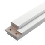 Коробка дверная 70х34х2070 мм (720 мм) финишпленка белая с петлями (2,5 шт.)