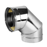 Отвод Вулкан V50R 90° х d115х215 мм с изоляцией AISI 321/304