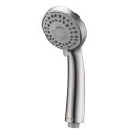 Лейка для душа WasserKraft d81 мм 3 режима без шланга пластик никель (A120)