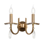 Бра Freya Forte E14 80 Вт 220-240 В латунь IP20 (FR1006WL-02G)