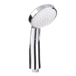 Лейка для душа Lemark d80 мм 1 режим без шланга пластик хром (LM0211C)