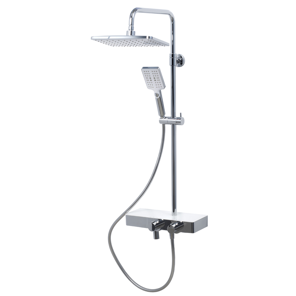 original-18410.jpg Душевая система WasserKraft с верхним душем с лейкой с термостатом хром (A11301) — изображение 1
