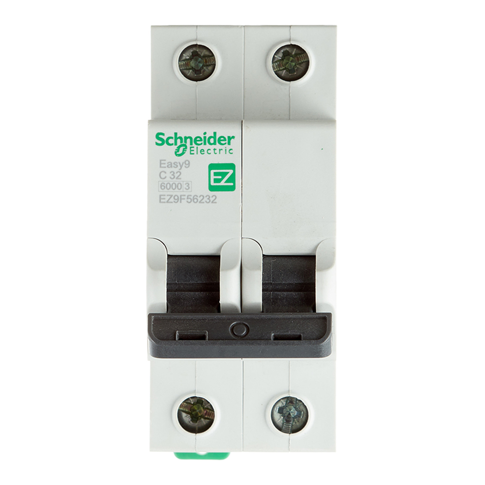 original-18456.jpg Автоматический выключатель модульный Schneider Electric Easy9 2P 32А тип C 6 кА 220 В (EZ9F56232) — изображение 1