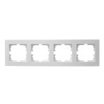 Рамка Lezard Vesna четырехместная белая (742-0200-149)