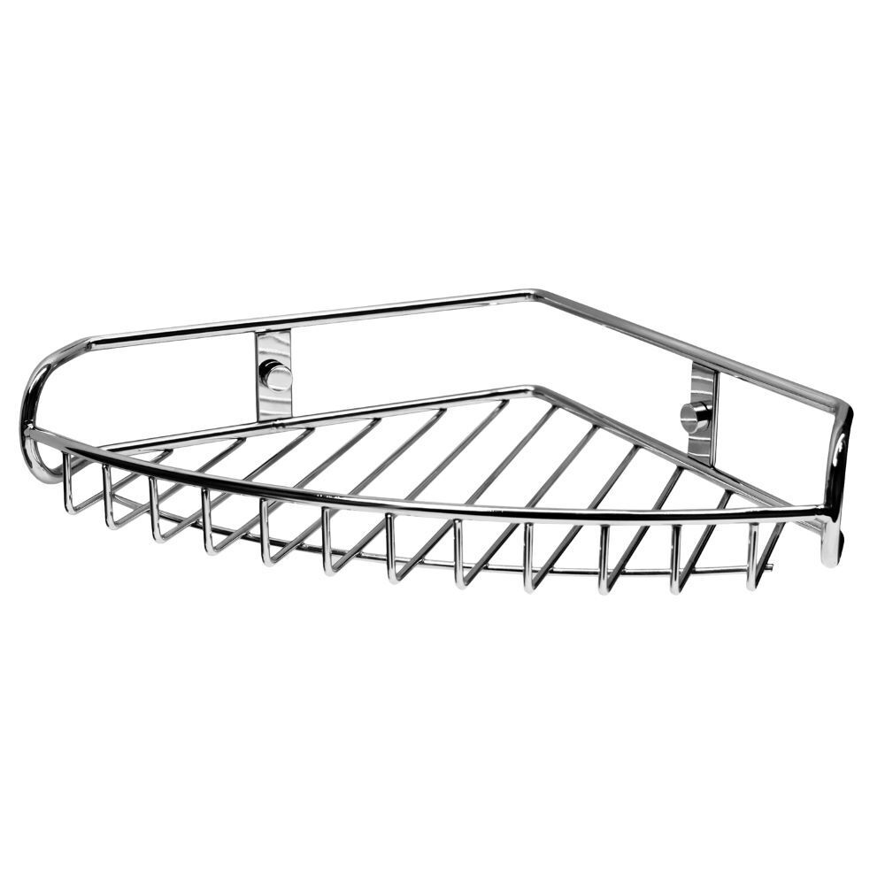 original-18526.jpg Полка для ванной WasserKraft угловая 220х276х50 мм металл хром (K-1211) — изображение 1