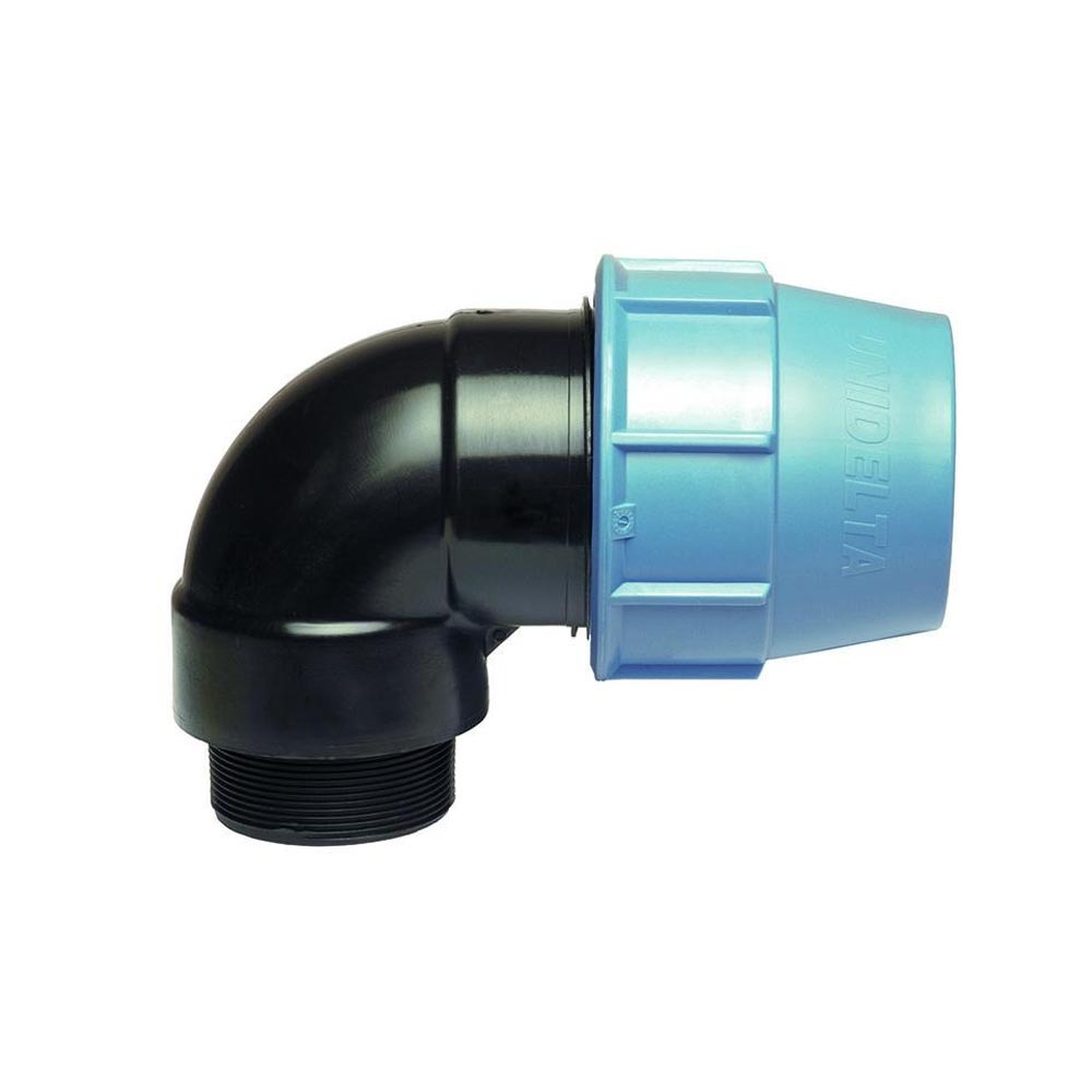 original-18568.jpg Угол ПНД Unidelta компрессионный переходной 50х1 1/2 НР(ш) — изображение 1