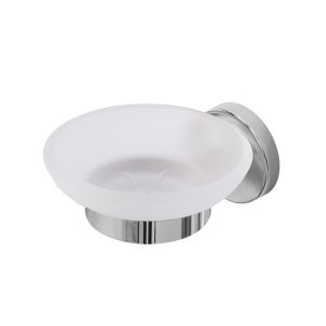 Мыльница для ванной Cezares с держателем стекло/металл хром (RELAX-SODS-01)