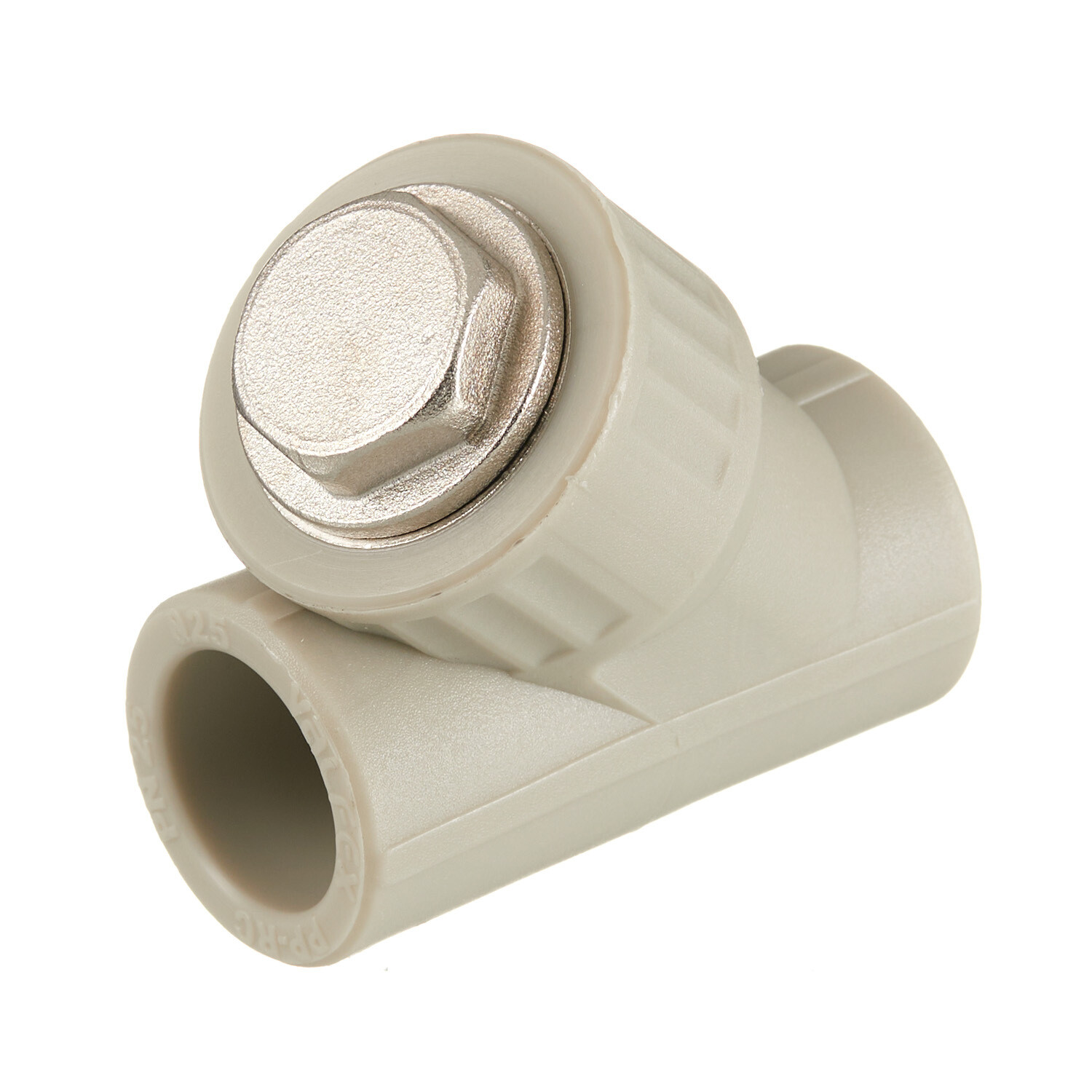 original-18634.jpg Фильтр полипропиленовый Valfex косой 25 мм В/В сетчатый серый (10141025Г) — изображение 1