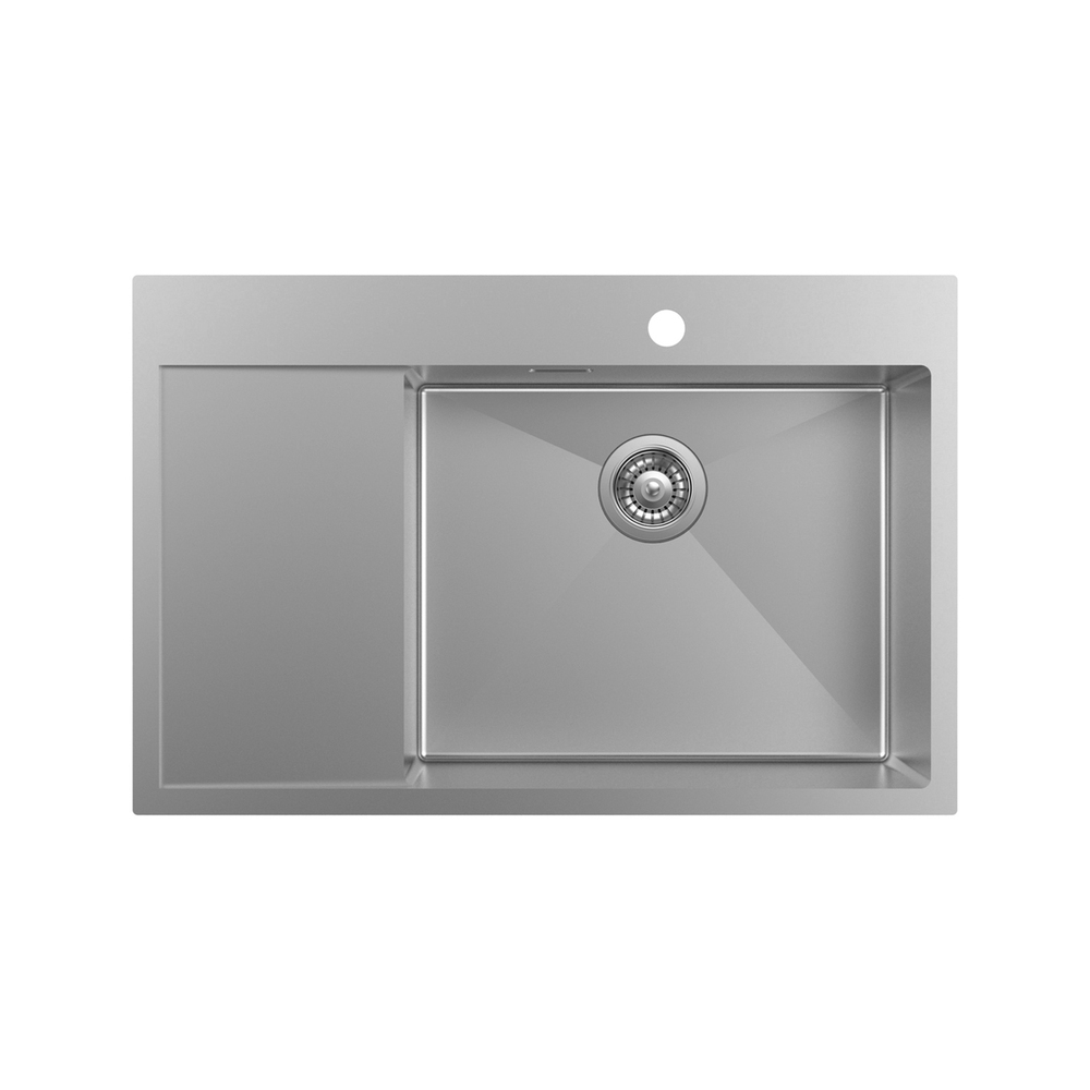 original-18678.jpg Мойка для кухни Iddis Haze 78х51х20 см врезная правая с крылом сталь сатин (HAZ78SRi77) — изображение 1