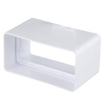 Соединитель пластиковый для плоских воздуховодов 60х120 мм