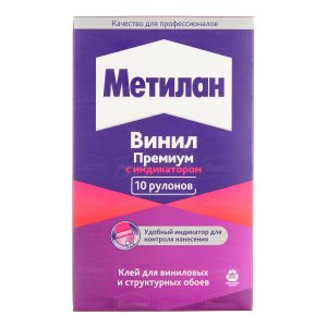 Клей для виниловых обоев Metylan Винил с индикатором Премиум 300 г