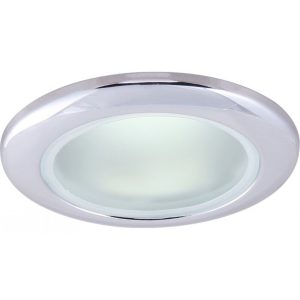 Светильник встраиваемый GU10 хром 50 Вт IP44 Arte Lamp Aqua (A2024PL-1CC)