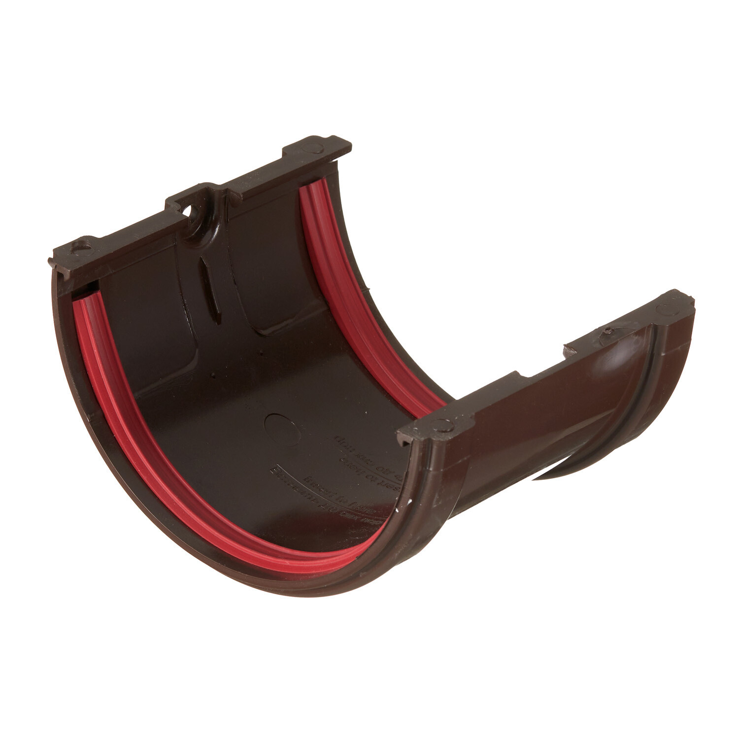 original-18819.jpg Соединение желоба пластиковое d120 мм Grand Line шоколад RAL 8017 — изображение 1