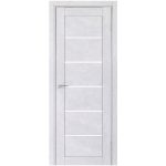 Дверь межкомнатная Легно-22 800х2000 мм ПВХ сноу арт со стеклом