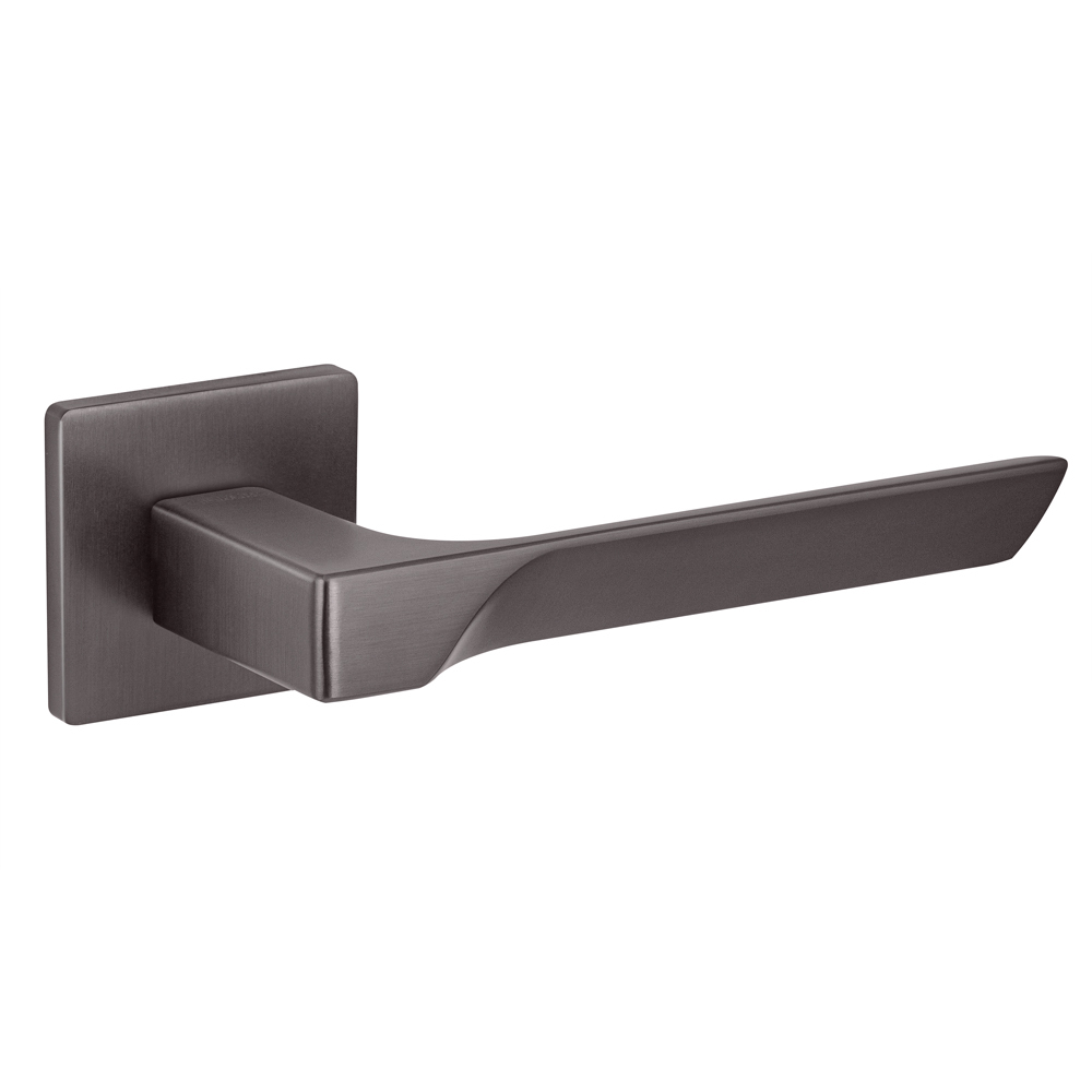 original-18873.jpg Ручка дверная Fuaro Fly GR-23 квадратная розетка графит (44411) — изображение 1